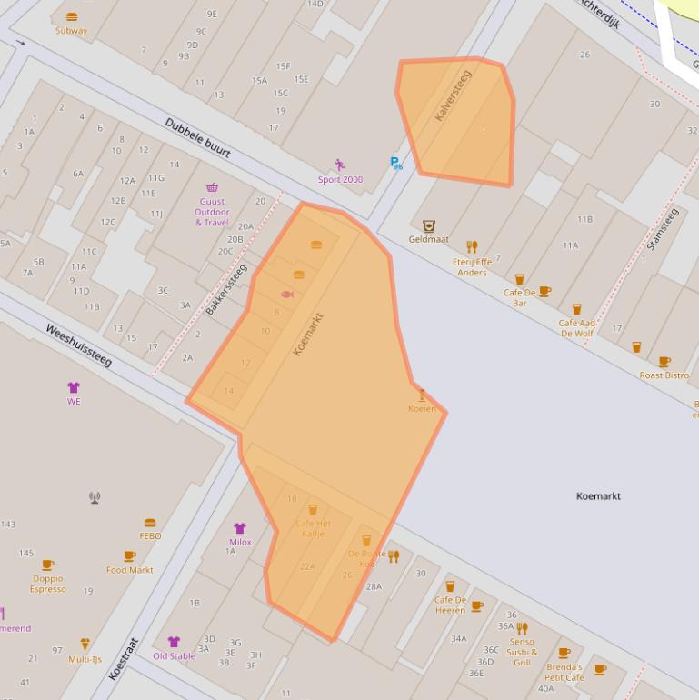 Kaart van postcodegebied 1441DC.