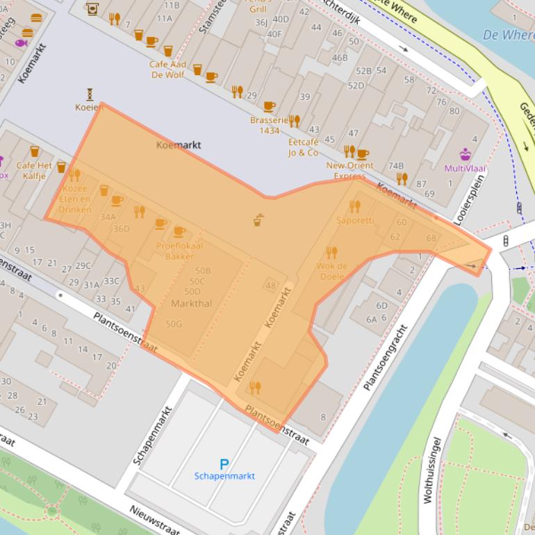 Kaart van postcodegebied 1441DD.