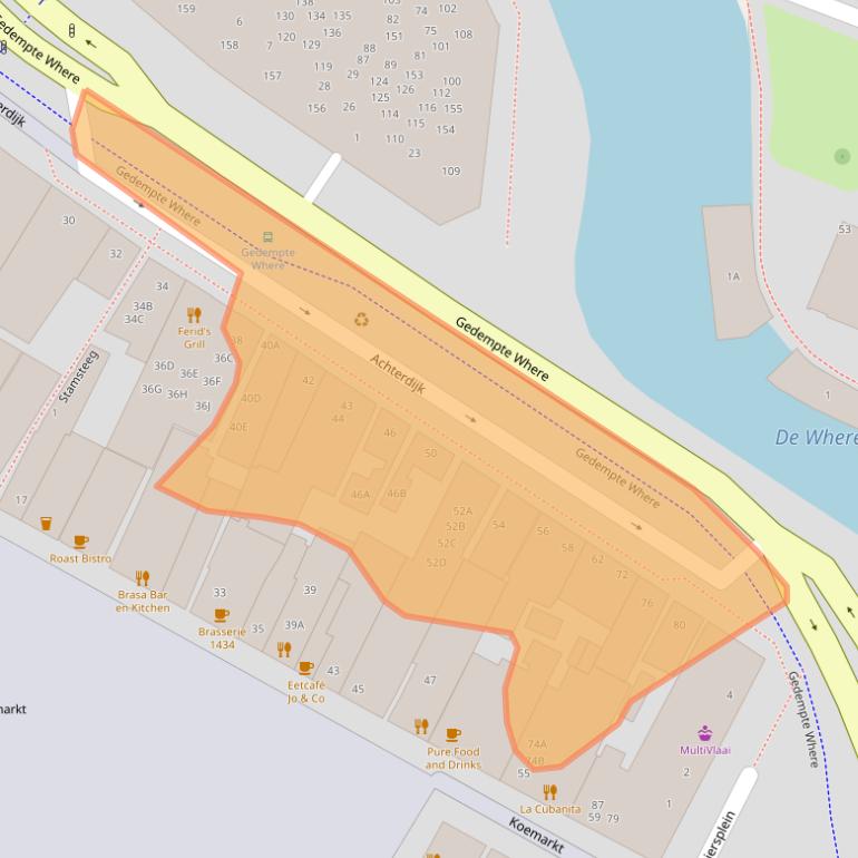 Kaart van postcodegebied 1441DJ.