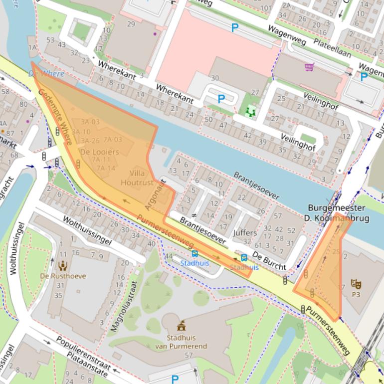 Kaart van postcodegebied 1441DK.