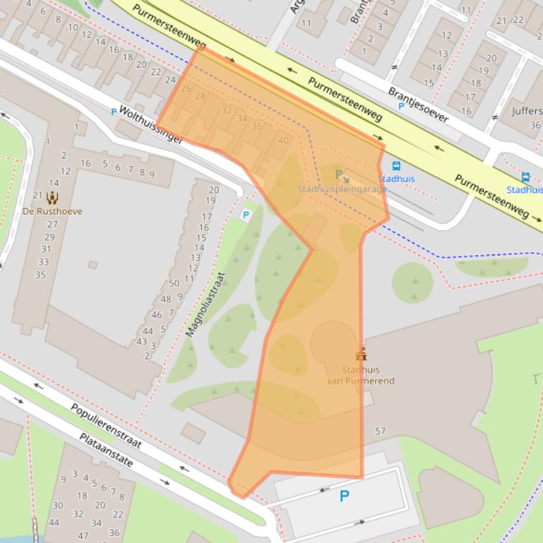 Kaart van postcodegebied 1441DM.