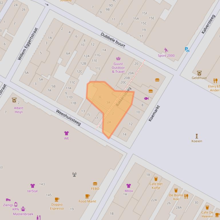 Kaart van postcodegebied 1441DT.