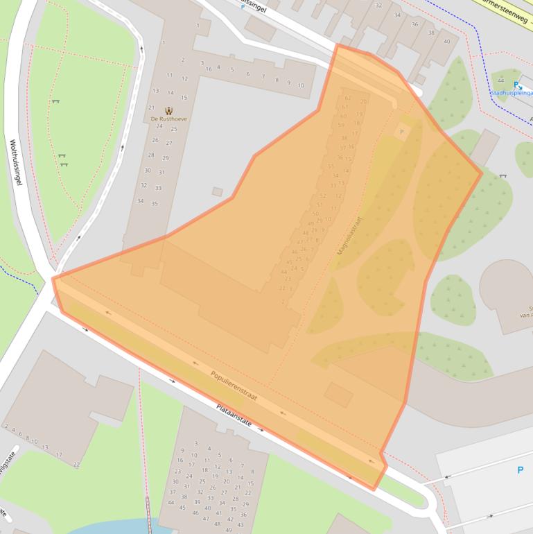 Kaart van postcodegebied 1441DV.