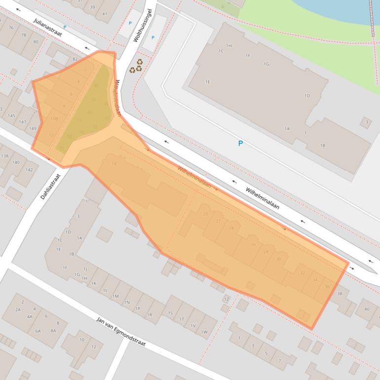 Kaart van postcodegebied 1441EL.