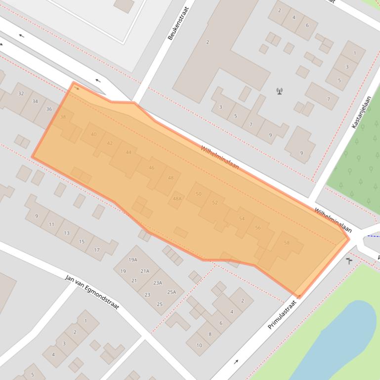 Kaart van postcodegebied 1441EM.