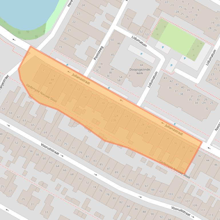 Kaart van postcodegebied 1441EP.