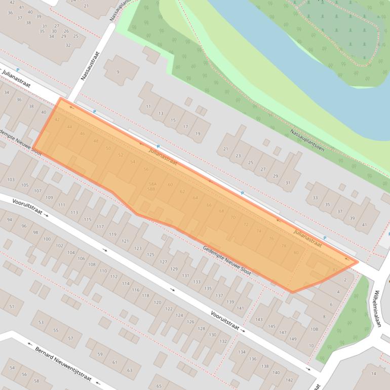 Kaart van postcodegebied 1441ER.