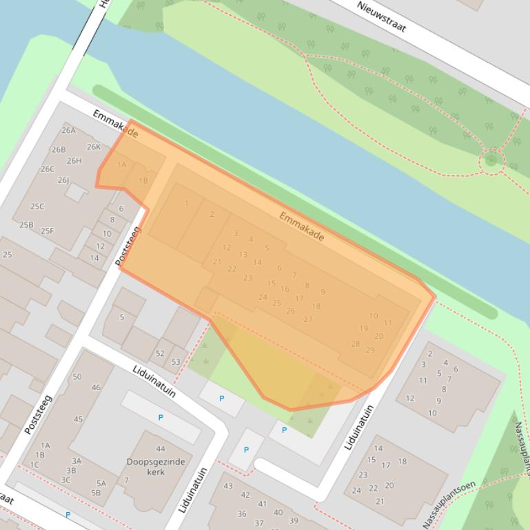 Kaart van postcodegebied 1441ET.