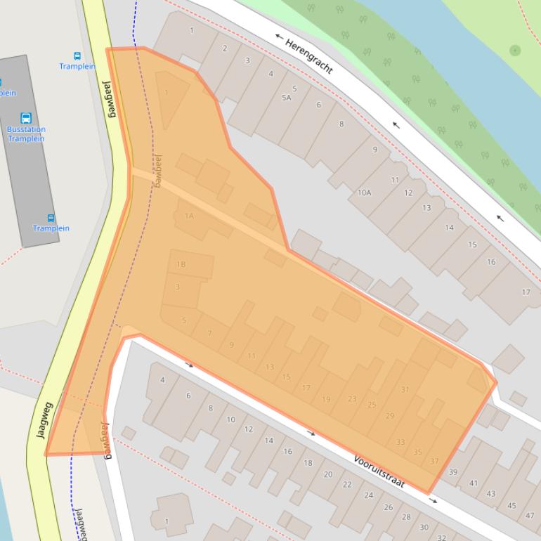 Kaart van postcodegebied 1441GE.