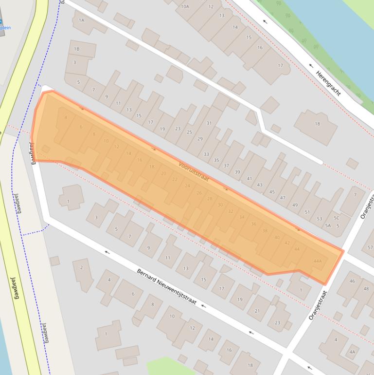 Kaart van postcodegebied 1441GK.