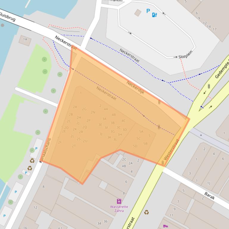 Kaart van postcodegebied 1441GX.