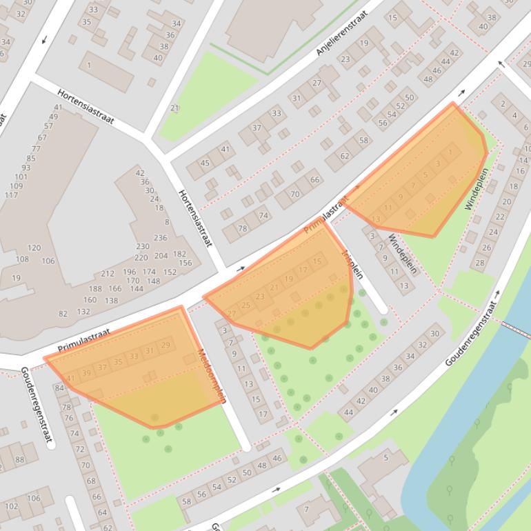 Kaart van postcodegebied 1441HA.