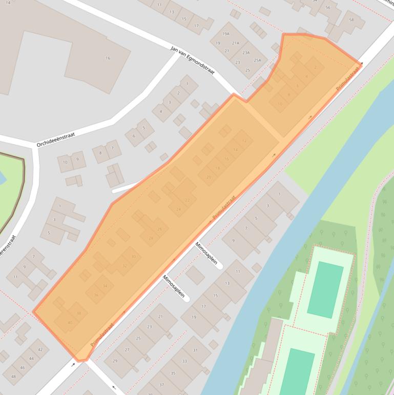 Kaart van postcodegebied 1441HB.