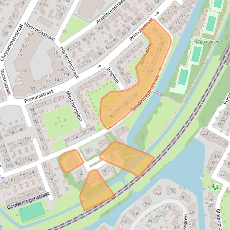 Kaart van postcodegebied 1441HH.