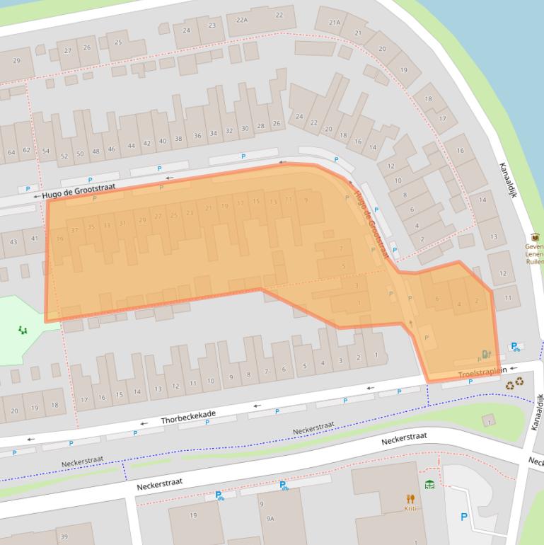 Kaart van postcodegebied 1441KH.