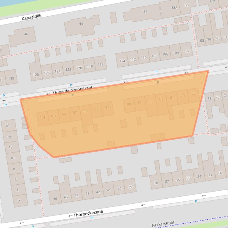 Kaart van postcodegebied 1441KK.