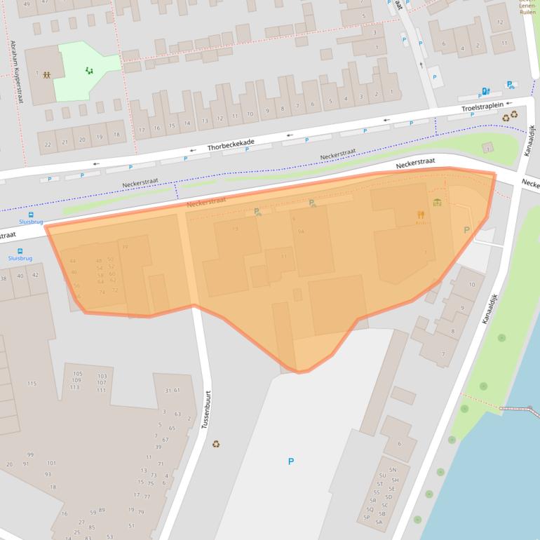 Kaart van postcodegebied 1441KT.