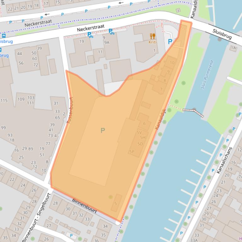 Kaart van postcodegebied 1441LA.