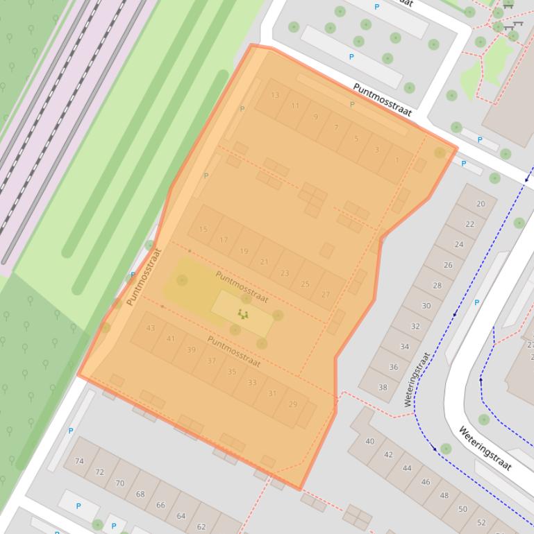 Kaart van postcodegebied 1441LH.