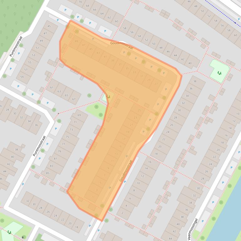 Kaart van postcodegebied 1441LK.