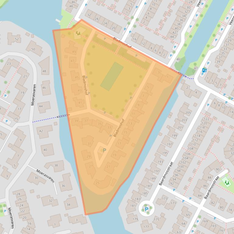 Kaart van postcodegebied 1441LM.