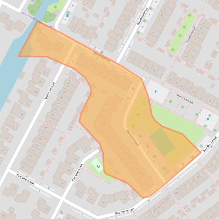 Kaart van postcodegebied 1441LT.