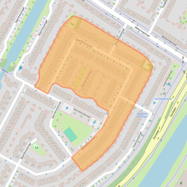 Kaart van postcodegebied 1441LV.