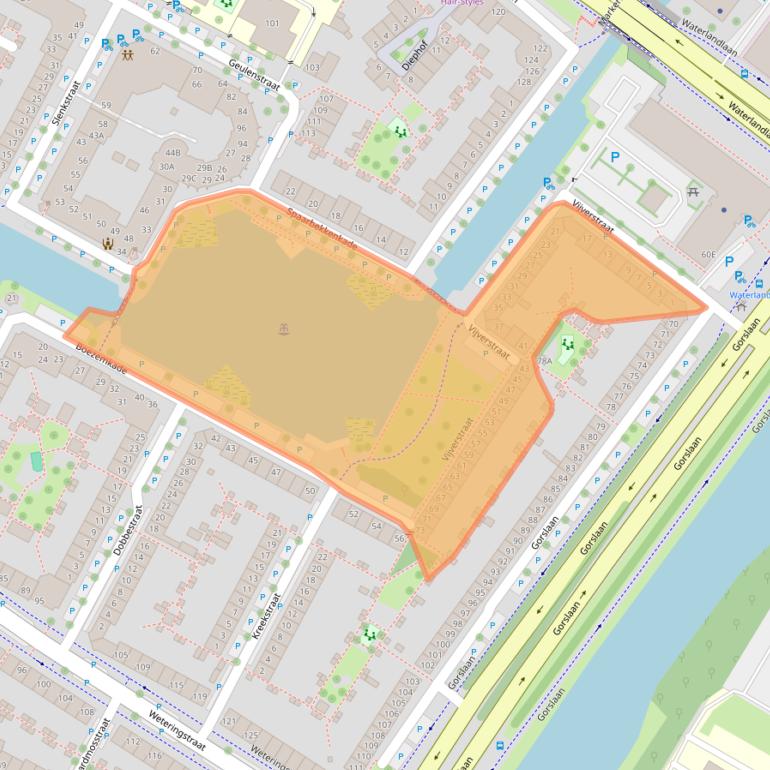 Kaart van postcodegebied 1441LZ.