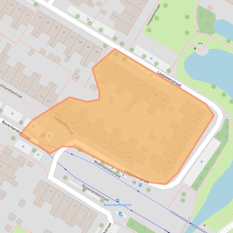 Kaart van postcodegebied 1441NE.