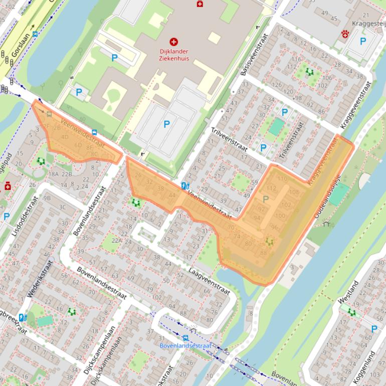 Kaart van postcodegebied 1441NH.