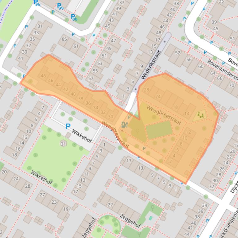 Kaart van postcodegebied 1441NK.