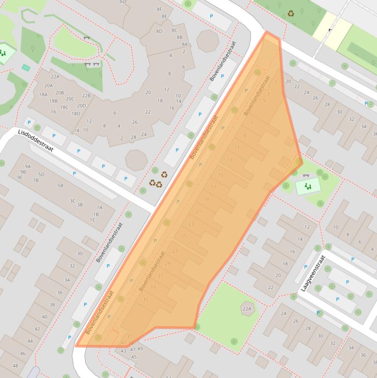 Kaart van postcodegebied 1441NV.