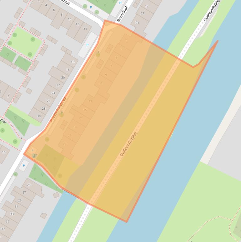 Kaart van postcodegebied 1441PB.