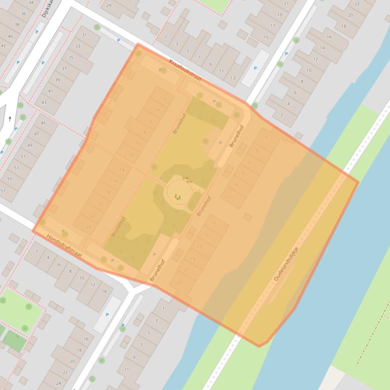 Kaart van postcodegebied 1441PG.