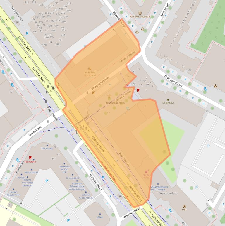 Kaart van postcodegebied 1441RP.