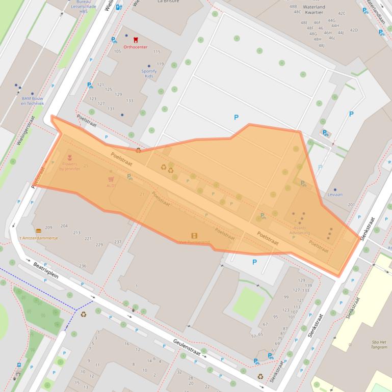 Kaart van postcodegebied 1441RR.