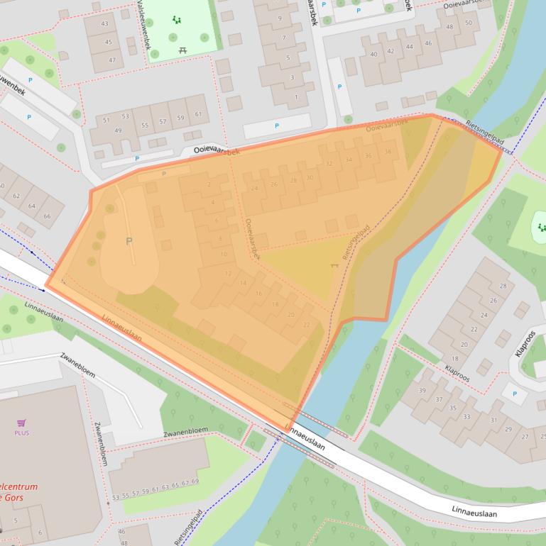 Kaart van postcodegebied 1441TB.