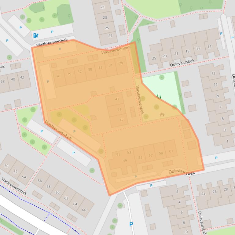 Kaart van postcodegebied 1441TE.