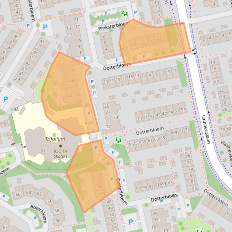 Kaart van postcodegebied 1441TN.