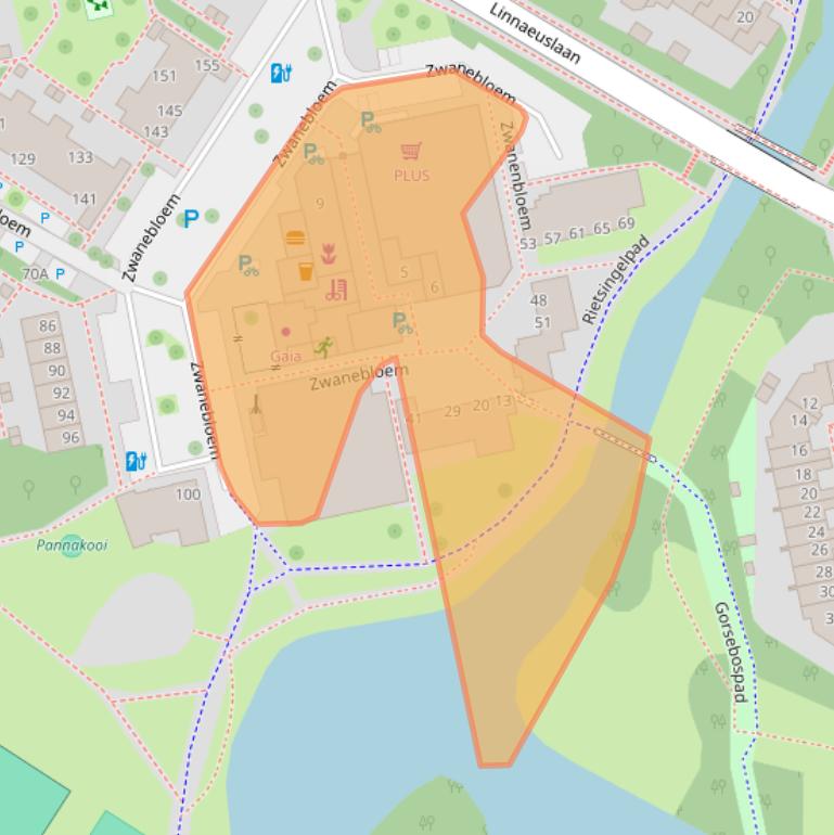 Kaart van postcodegebied 1441TR.