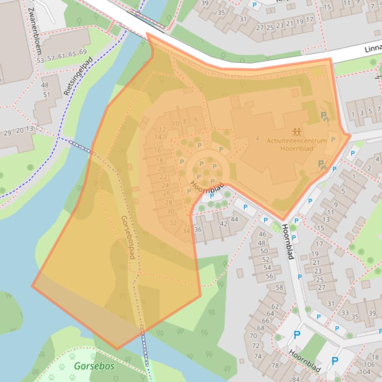 Kaart van postcodegebied 1441VS.