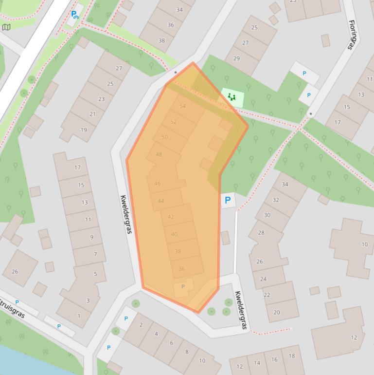 Kaart van postcodegebied 1441WN.