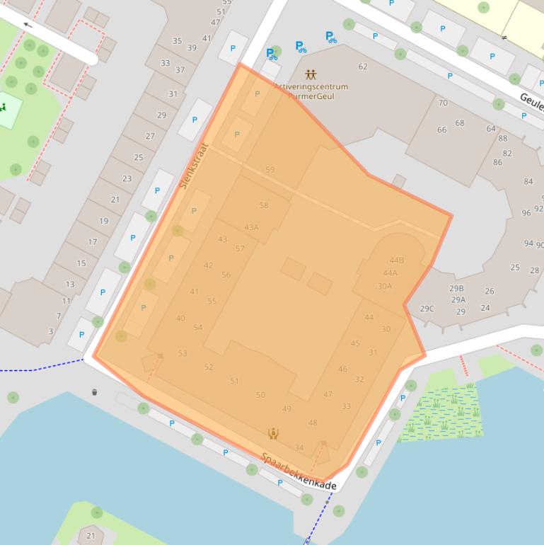 Kaart van postcodegebied 1441WX.