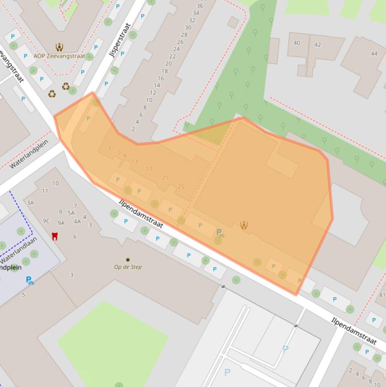 Kaart van postcodegebied 1441ZE.