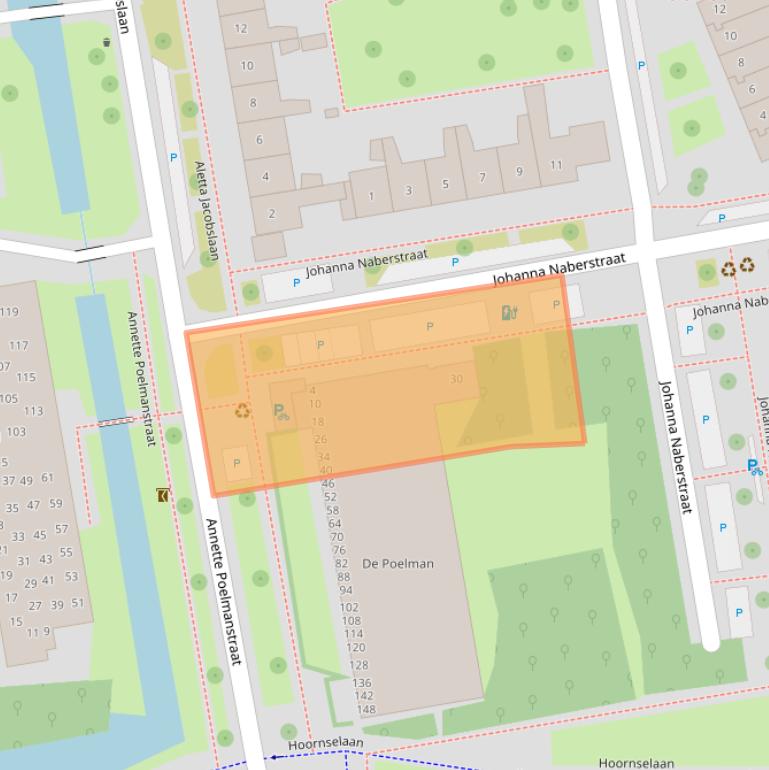 Kaart van postcodegebied 1442AJ.