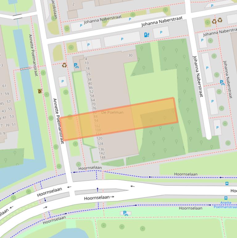 Kaart van postcodegebied 1442AL.