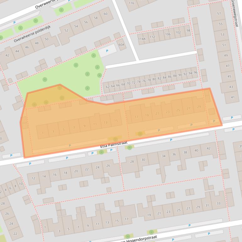 Kaart van postcodegebied 1442AP.