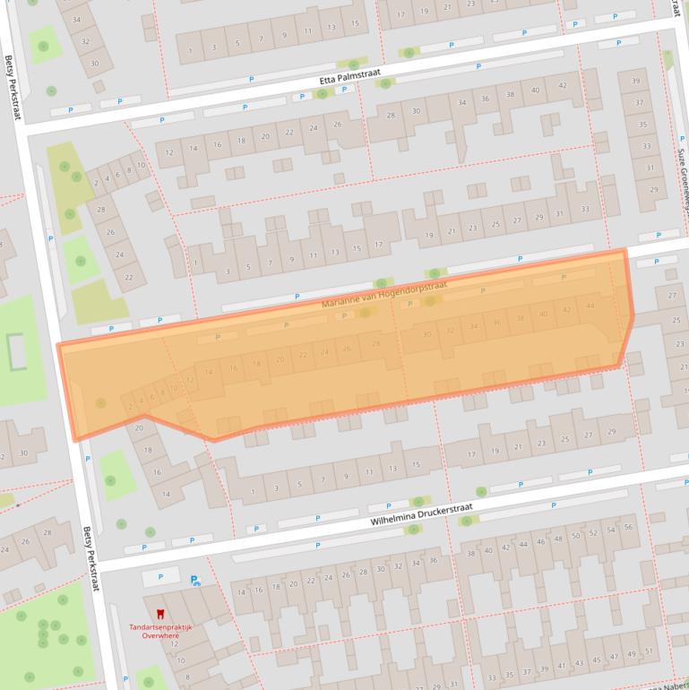 Kaart van postcodegebied 1442AT.