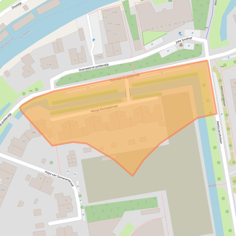 Kaart van postcodegebied 1442BL.