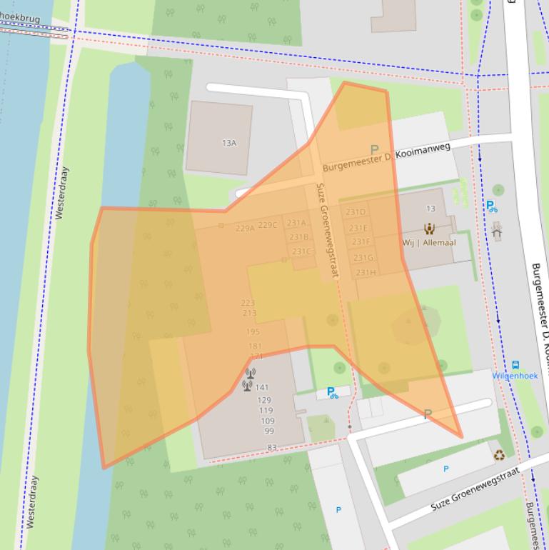 Kaart van postcodegebied 1442NG.